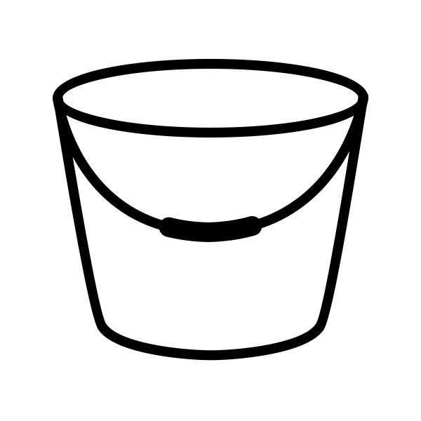 Ведро пиктограмма