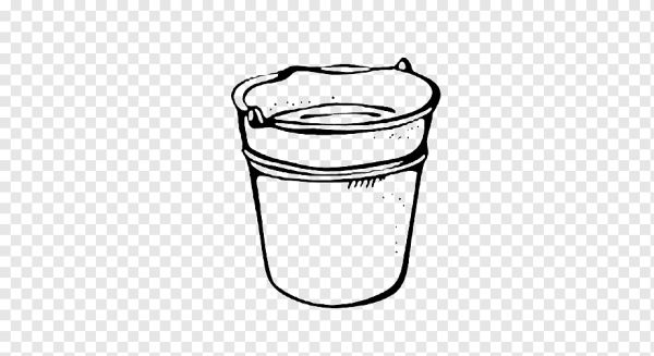 Ведро раскраска