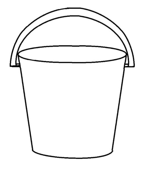 Ведро силуэт