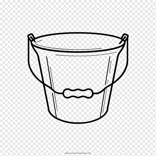 Ведро карандашом