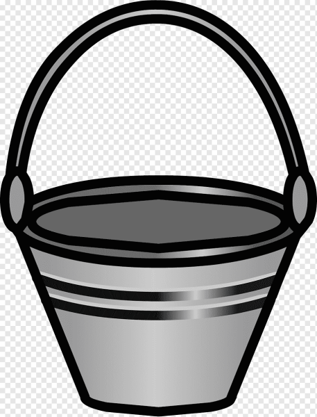 Ведро силуэт