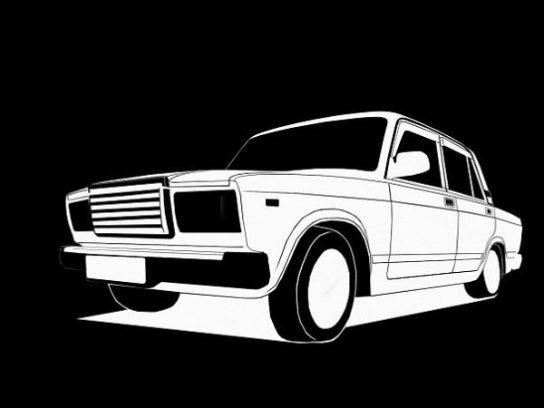 ВАЗ 2107 контур