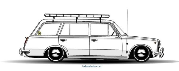 ВАЗ 21021 Нива stance раскраска