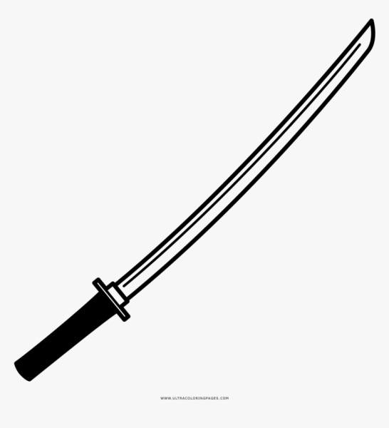 Катана Танджиро чертеж