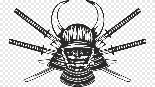 Катана и шлем самурая