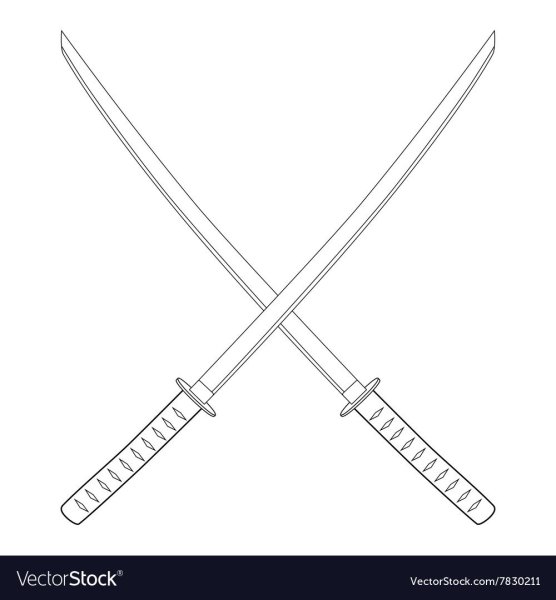 Катана карандашом