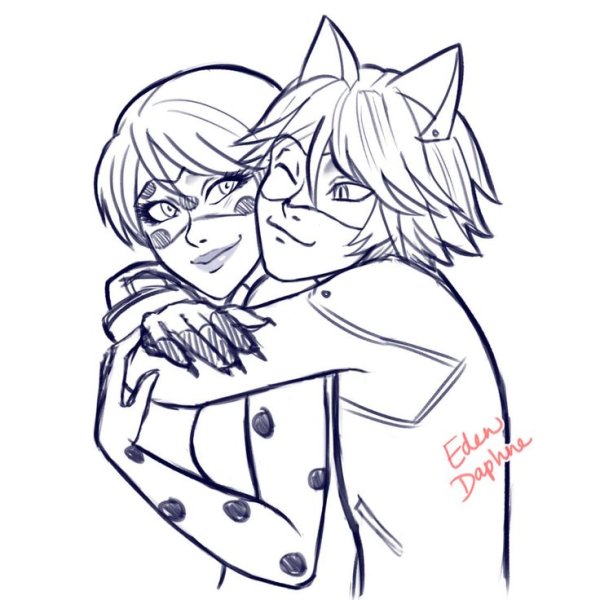 Раскраска леди баг аниме