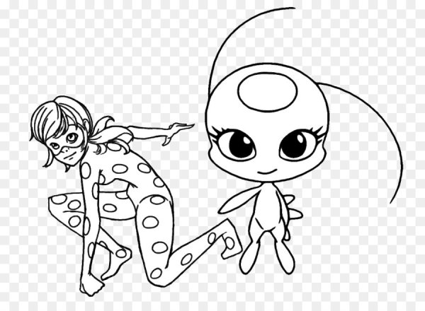 Раскраски для девочек леди баг