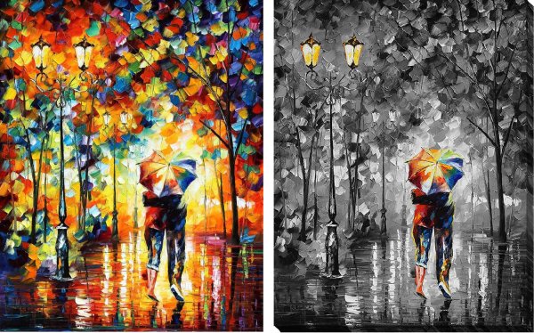 Леонид Афремов зонтики