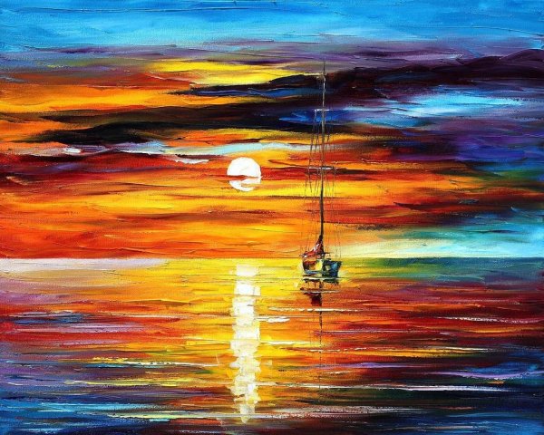 Афремов Леонид художник море