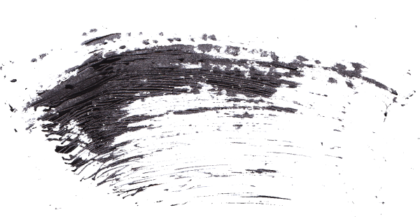 Черные мазки на белом фоне