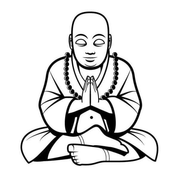 Символ Будда буддийские монахи