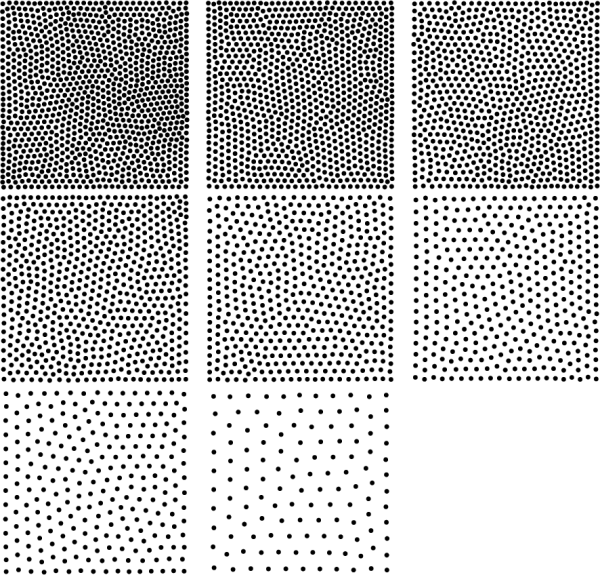 Штриховка точками