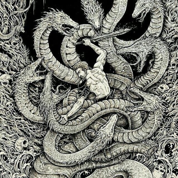 Лернейская гидра гравюра