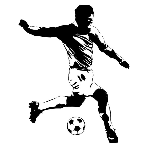 Футболист иллюстрация