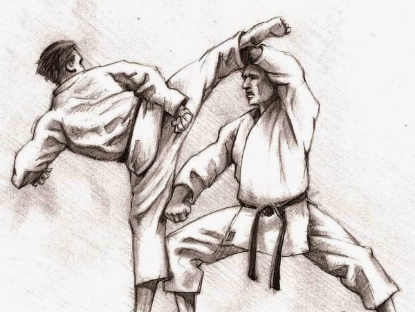 Каратист карандашом