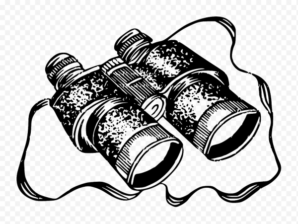 Бинокль раскраска для детей