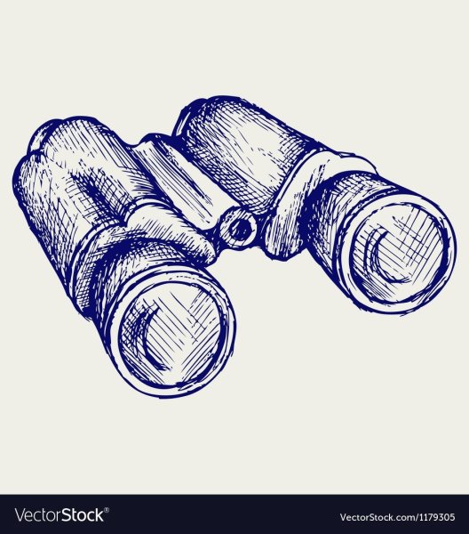 Бинокль картинка раскраска