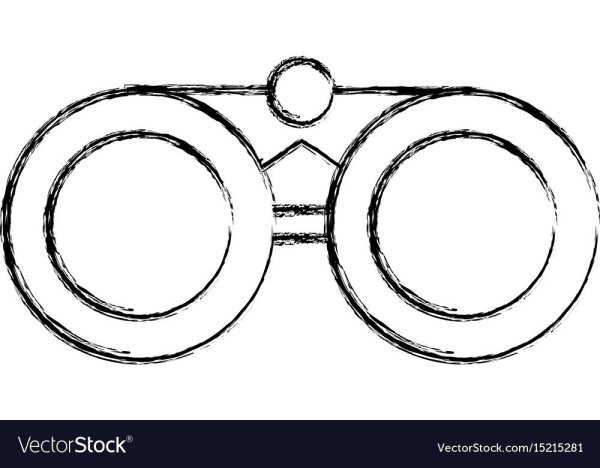 Бинокль иллюстрация