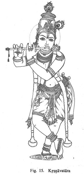 Раскраска Радха и Кришна