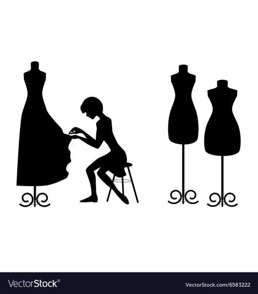 Силуэт пошив одежды
