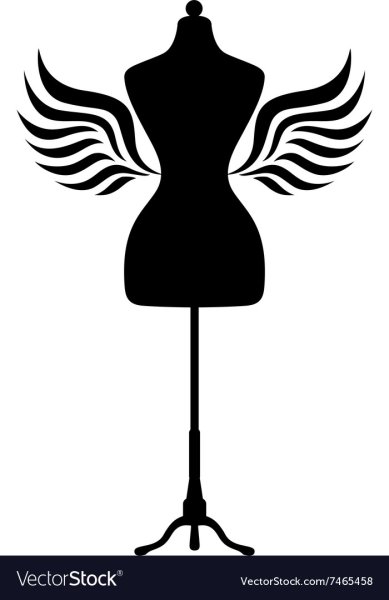 Трафарет манекена