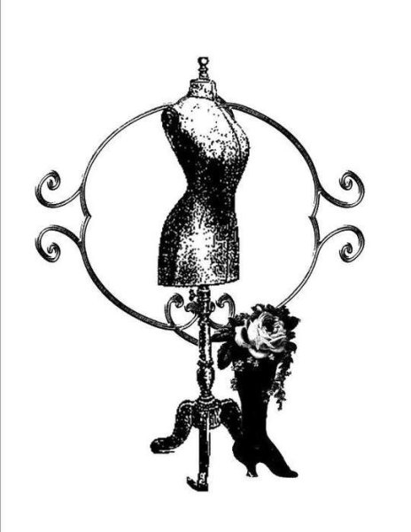 Ретро манекен для шитья