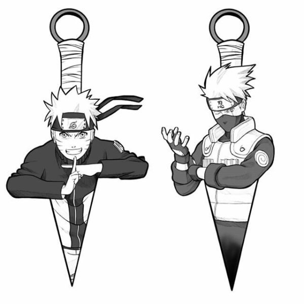 Кунай Какаши тату