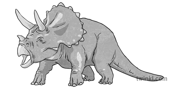 Трицератопс раскраска