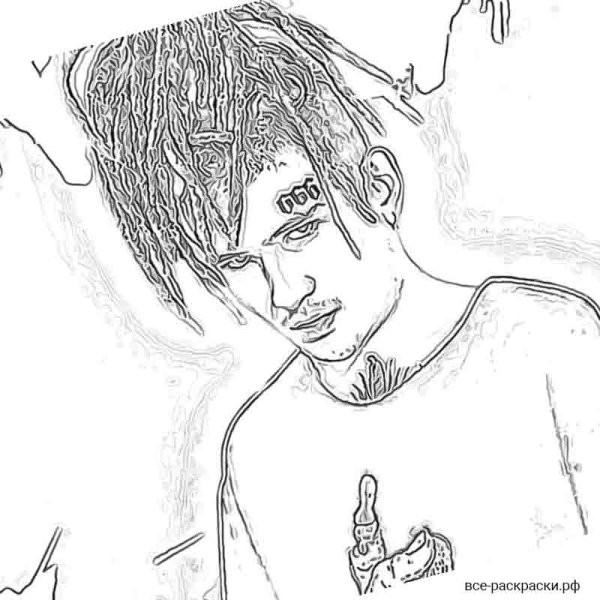 Моргенштерн 2022 срисовка