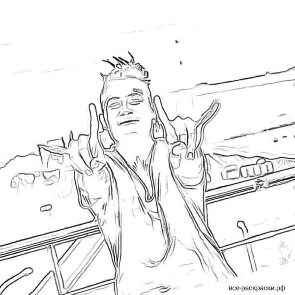 Морген раскраска