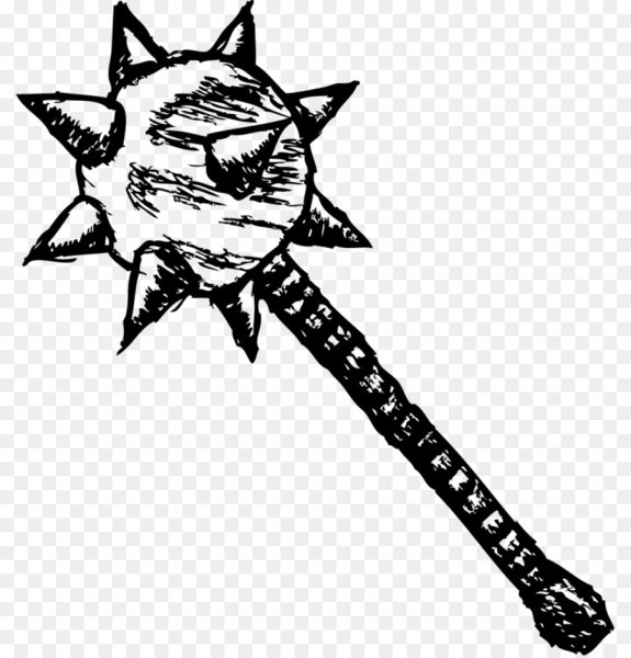 Булава на белом фоне