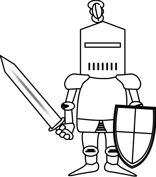 Рыцарь рисунок