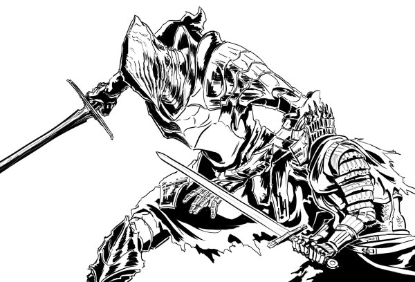 Белый рыцарь Dark Souls