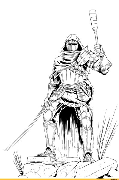 Dark Souls 3 раскраска