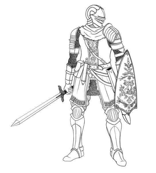 Dark Souls 3 раскраска