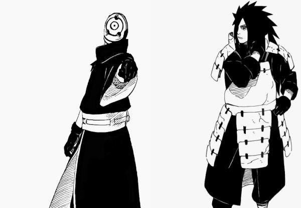 Обито и Мадара в полный рост