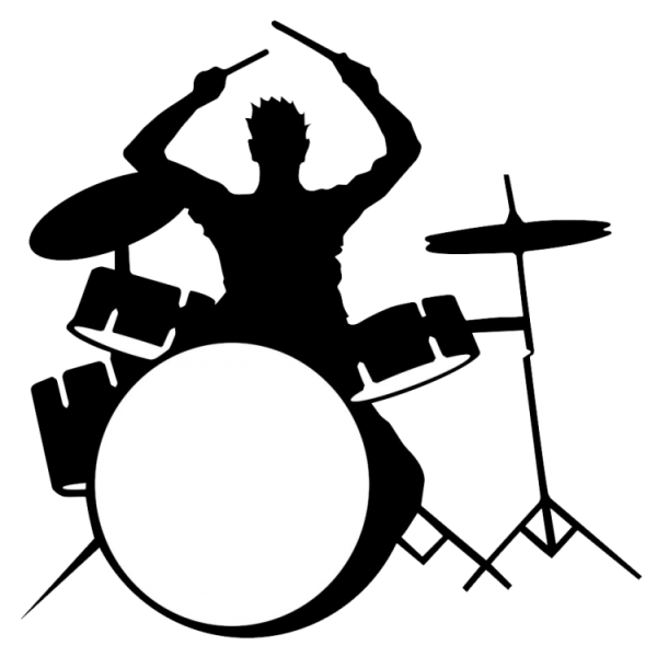 Силуэт барабанщика