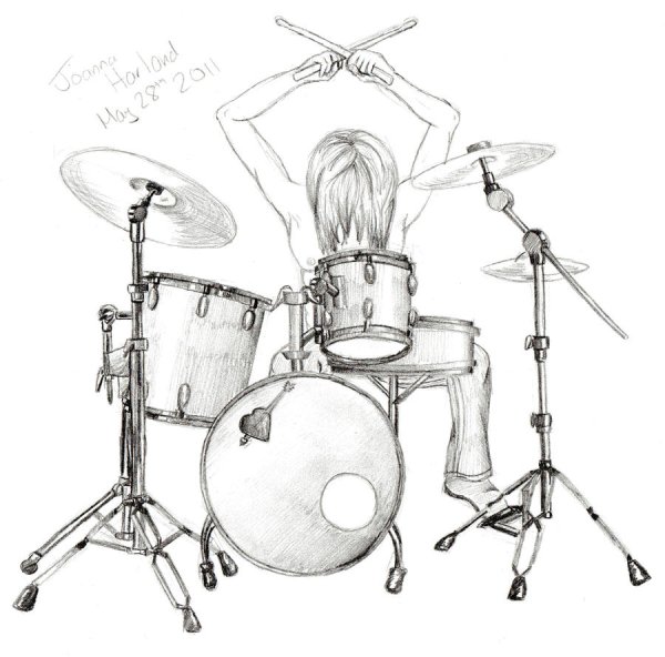 Барабаны скетч