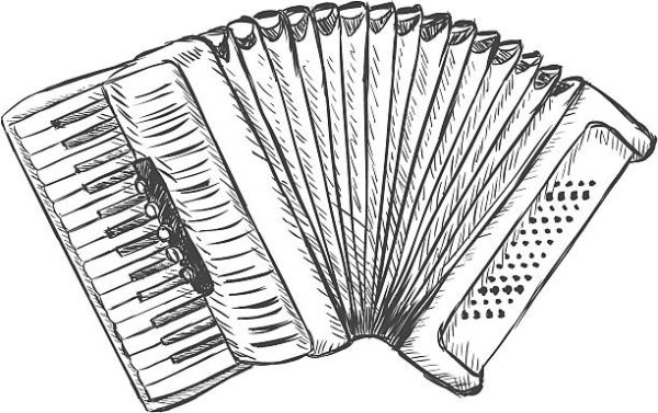 Баян рисунок