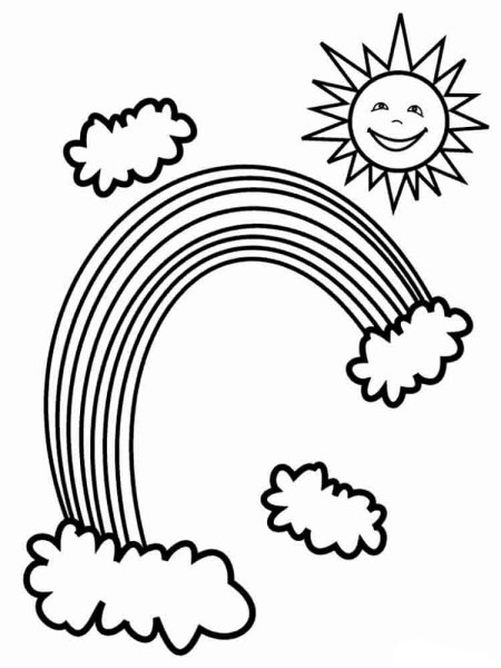 Черно белая Радуга