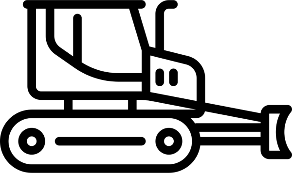 Бульдозер иконка