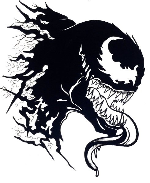 Татуировка Веном эскизы