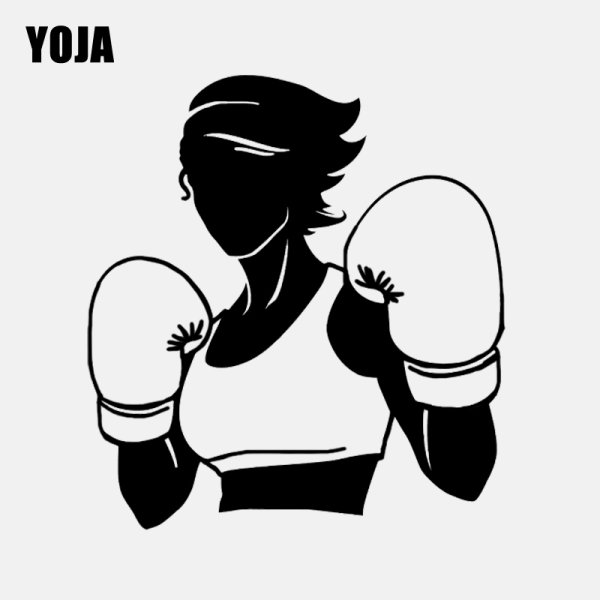 Женский бокс силуэты