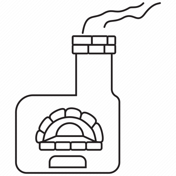 Печка раскраска