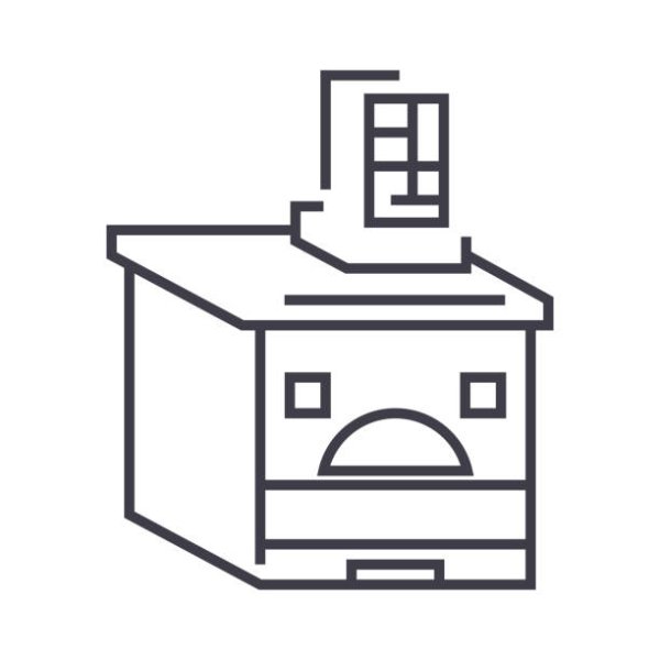 Печь схематично