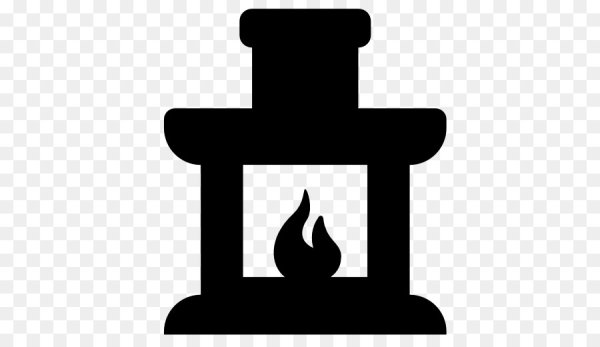 Камин силуэт