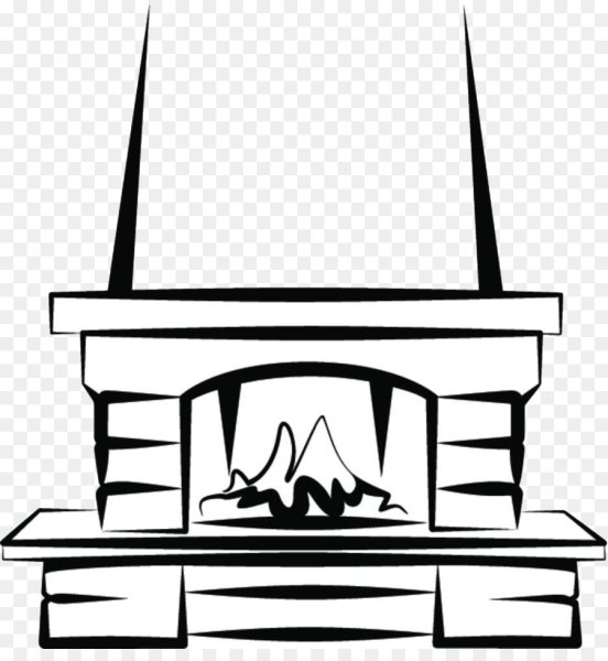 Камин рисунок карандашом