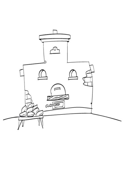 Русская печка из сказки гуси-лебеди