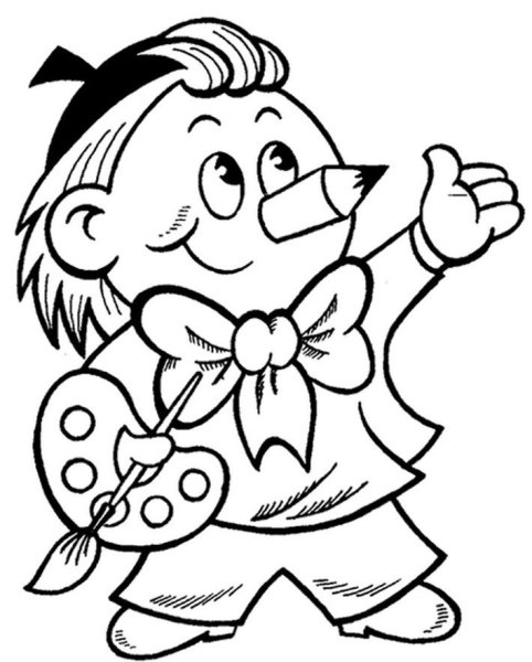 Раскраска. Сказочные герои